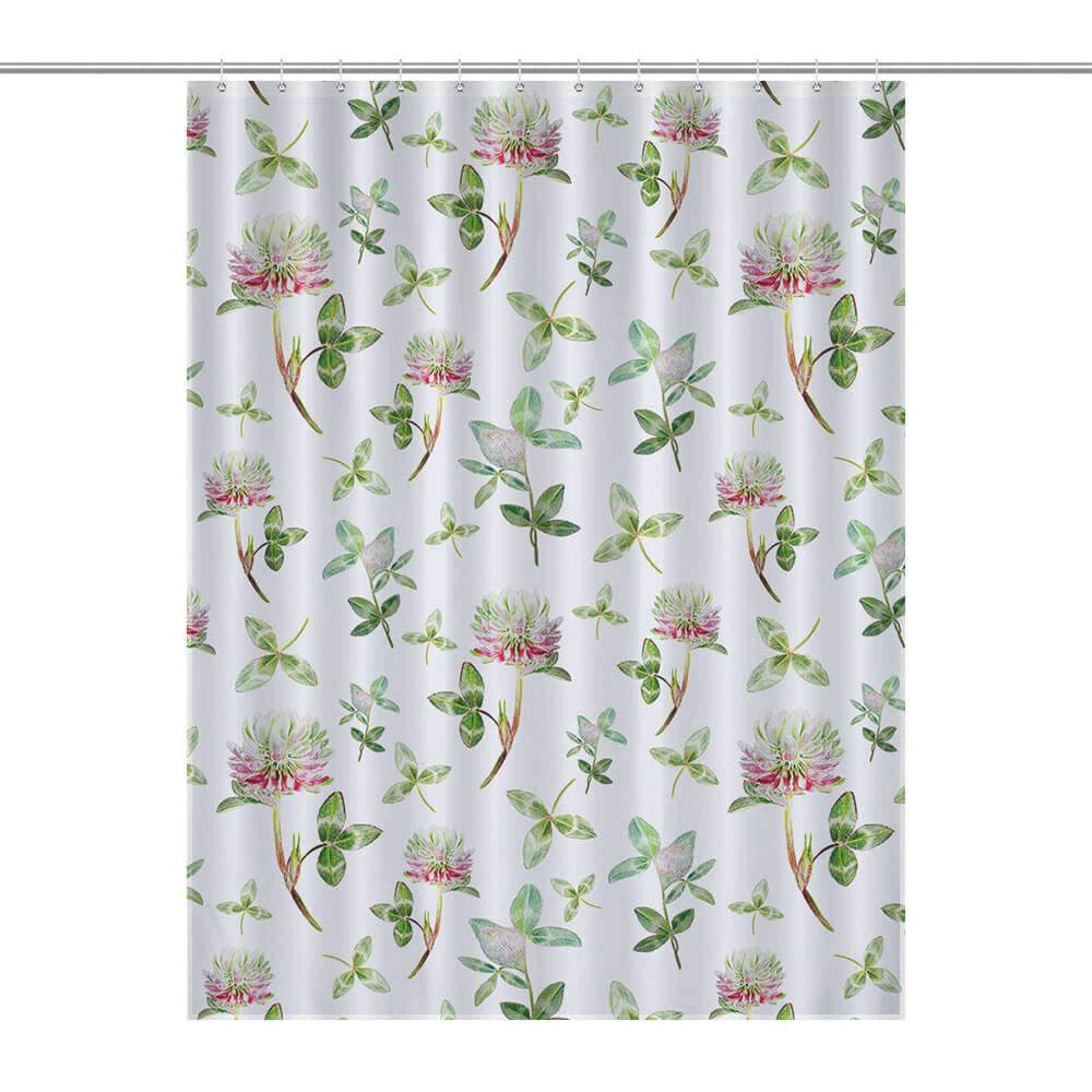 Custom Photo Bath Curtain — custom printed polyester bath curtain