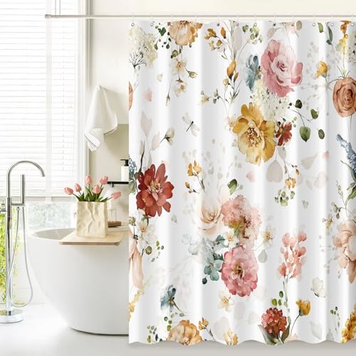 Custom Printed Bath Curtain — custom printed polyester bath curtain
