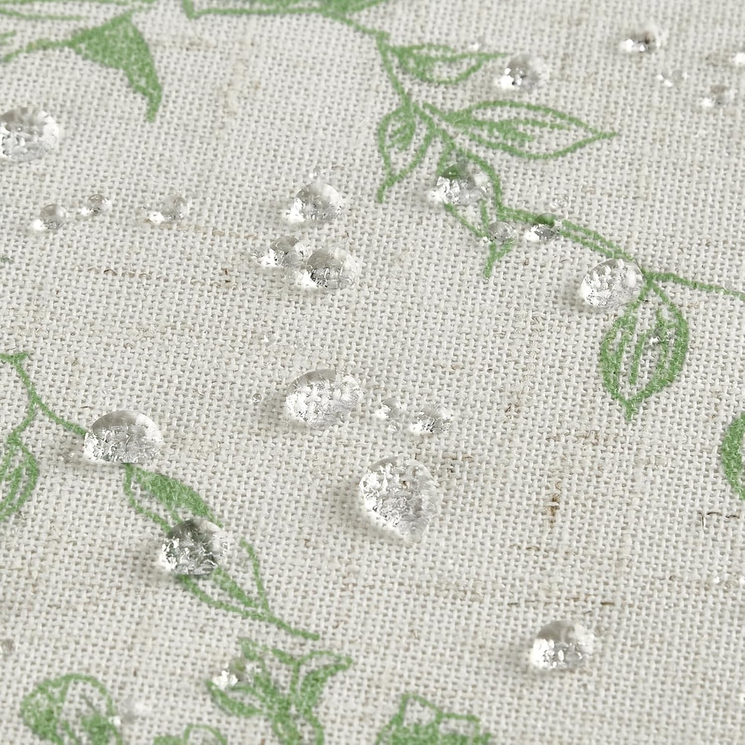 Custom Printed Bath Curtain — custom printed polyester bath curtain detail view