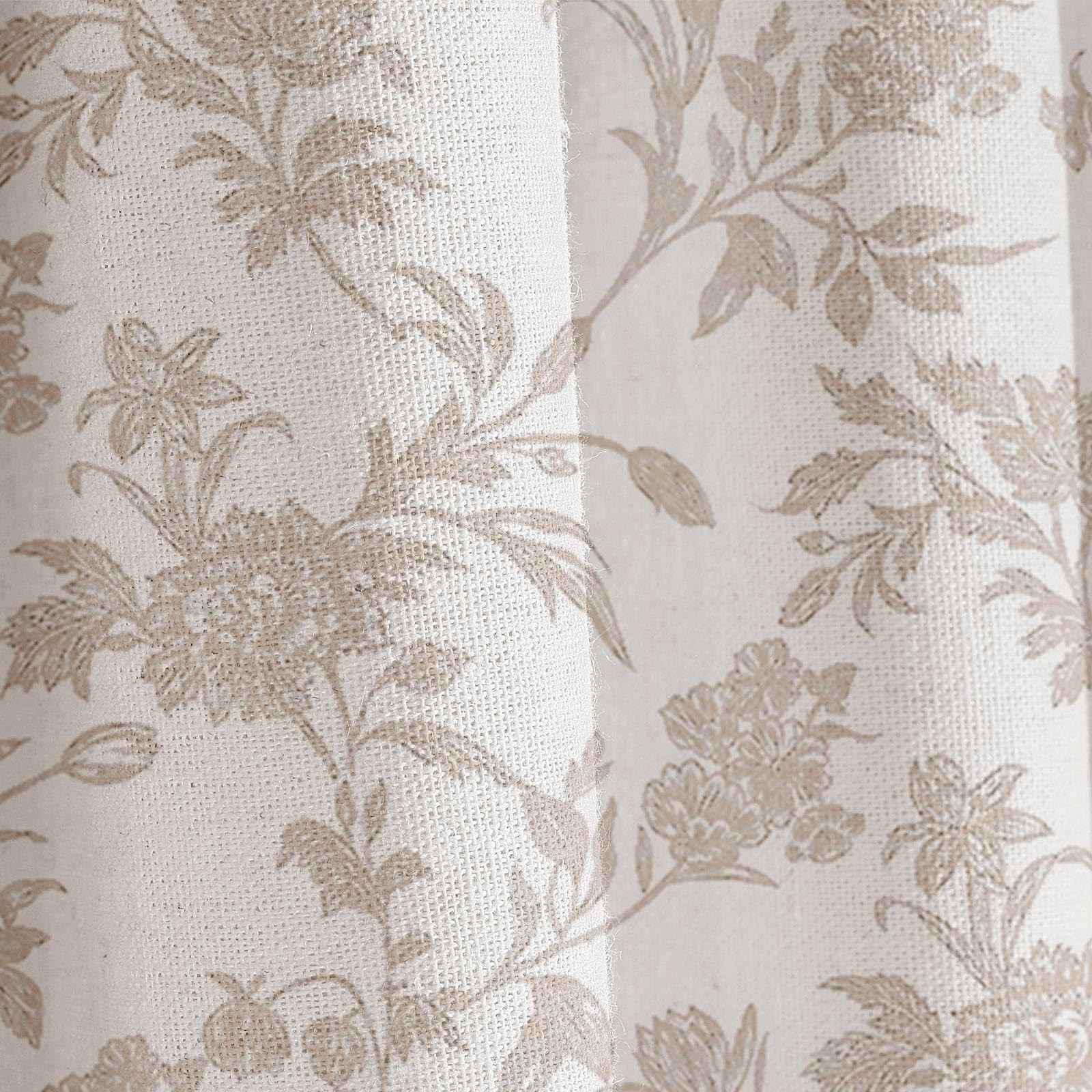 Custom Printed Bath Curtain — custom printed polyester bath curtain detail view