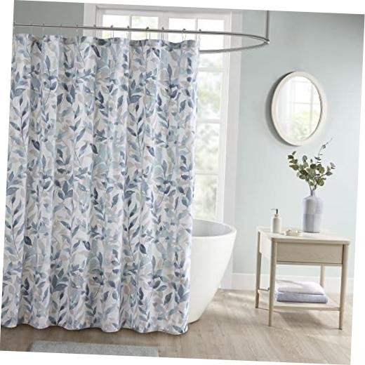 Custom Printed Bath Curtain — custom printed polyester bath curtain
