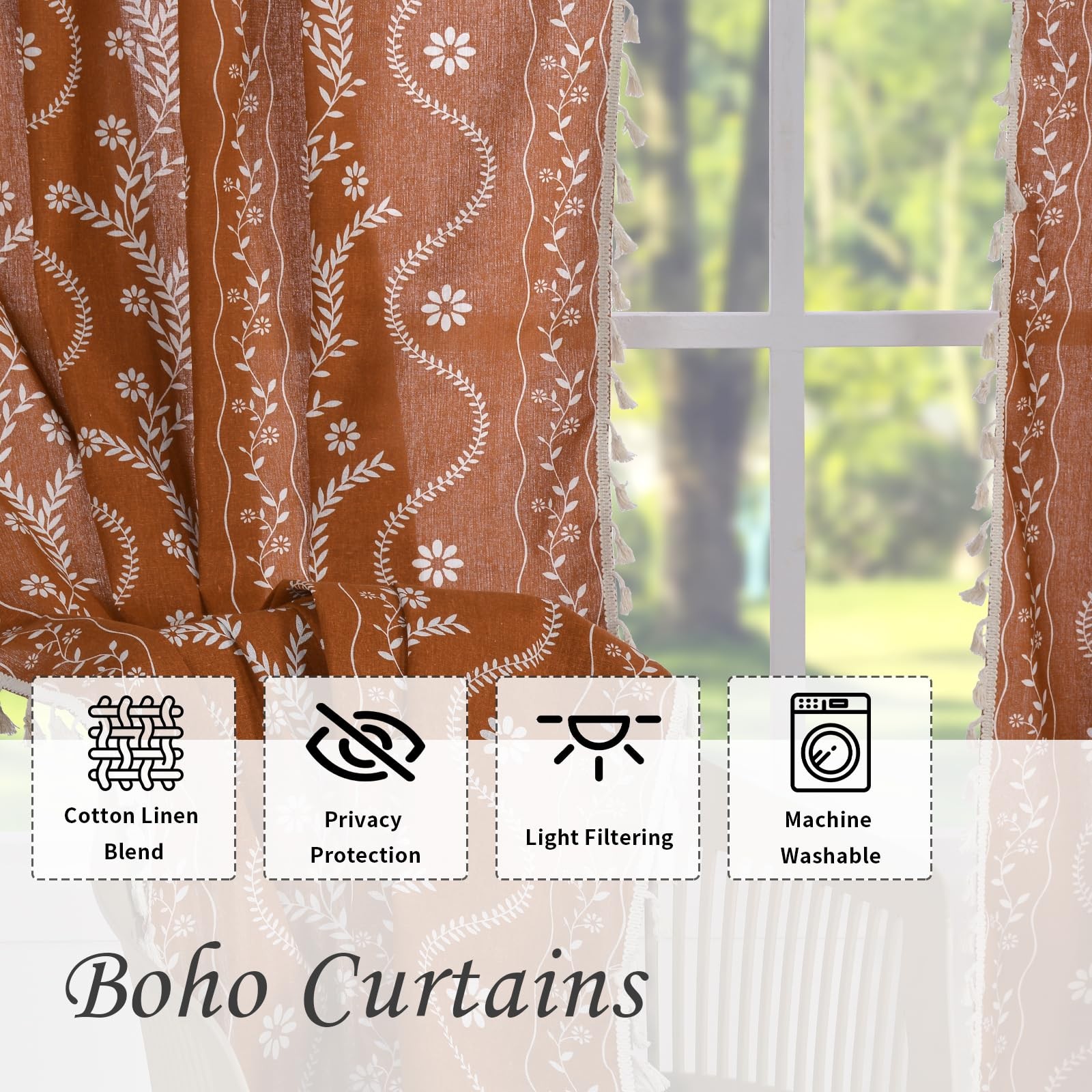 Custom Printed Bath Curtain — custom printed polyester bath curtain detail view