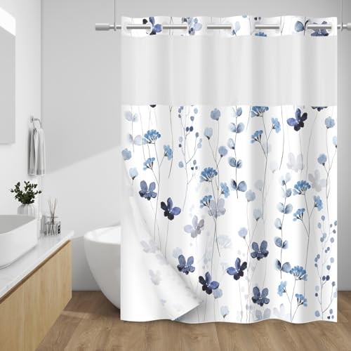 Custom Printed Bath Curtain — custom printed polyester bath curtain