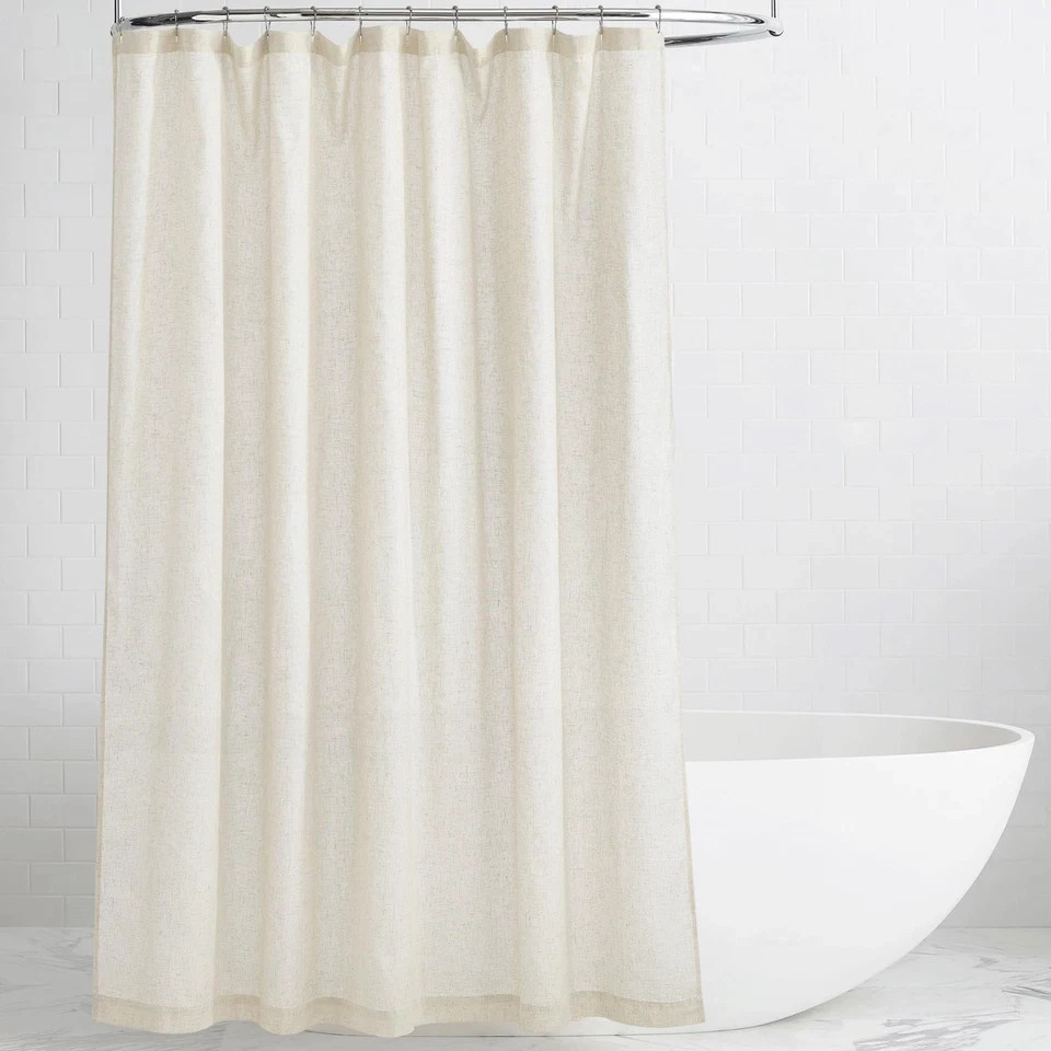 Custom Printed Bath Curtain — custom printed polyester bath curtain