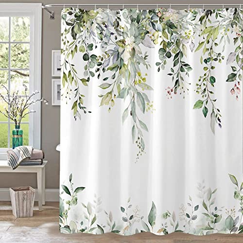 Custom Printed Bath Curtain — custom printed polyester bath curtain detail view