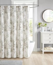 Jla Home MINT Twyla 72"x 72" Shower Curtain Bedding — custom printed polyester bath curtain