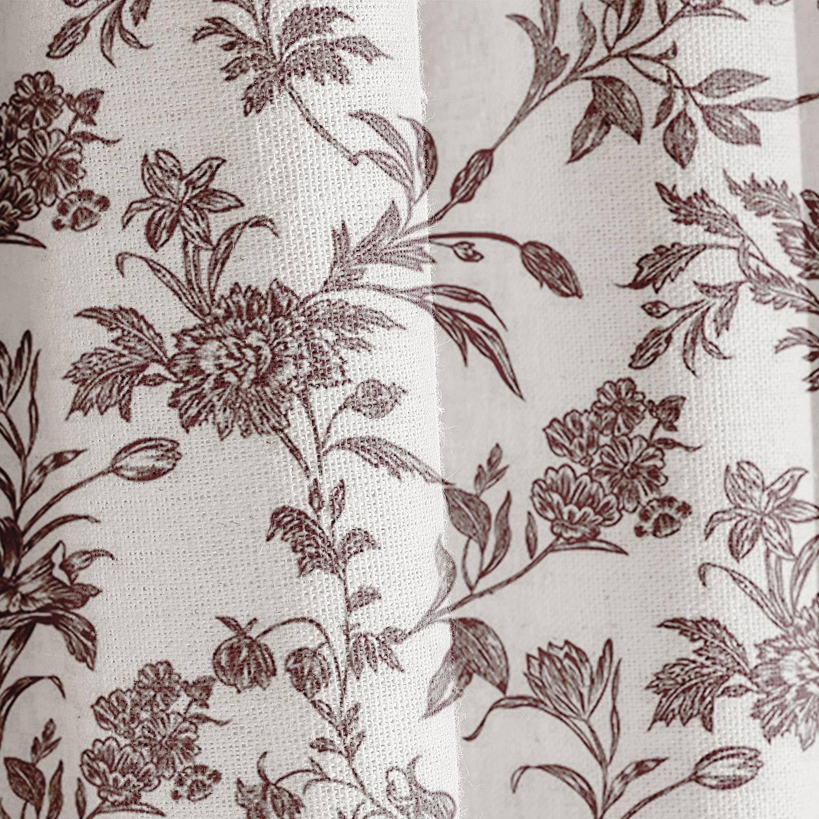 Custom Printed Bath Curtain — custom printed polyester bath curtain detail view