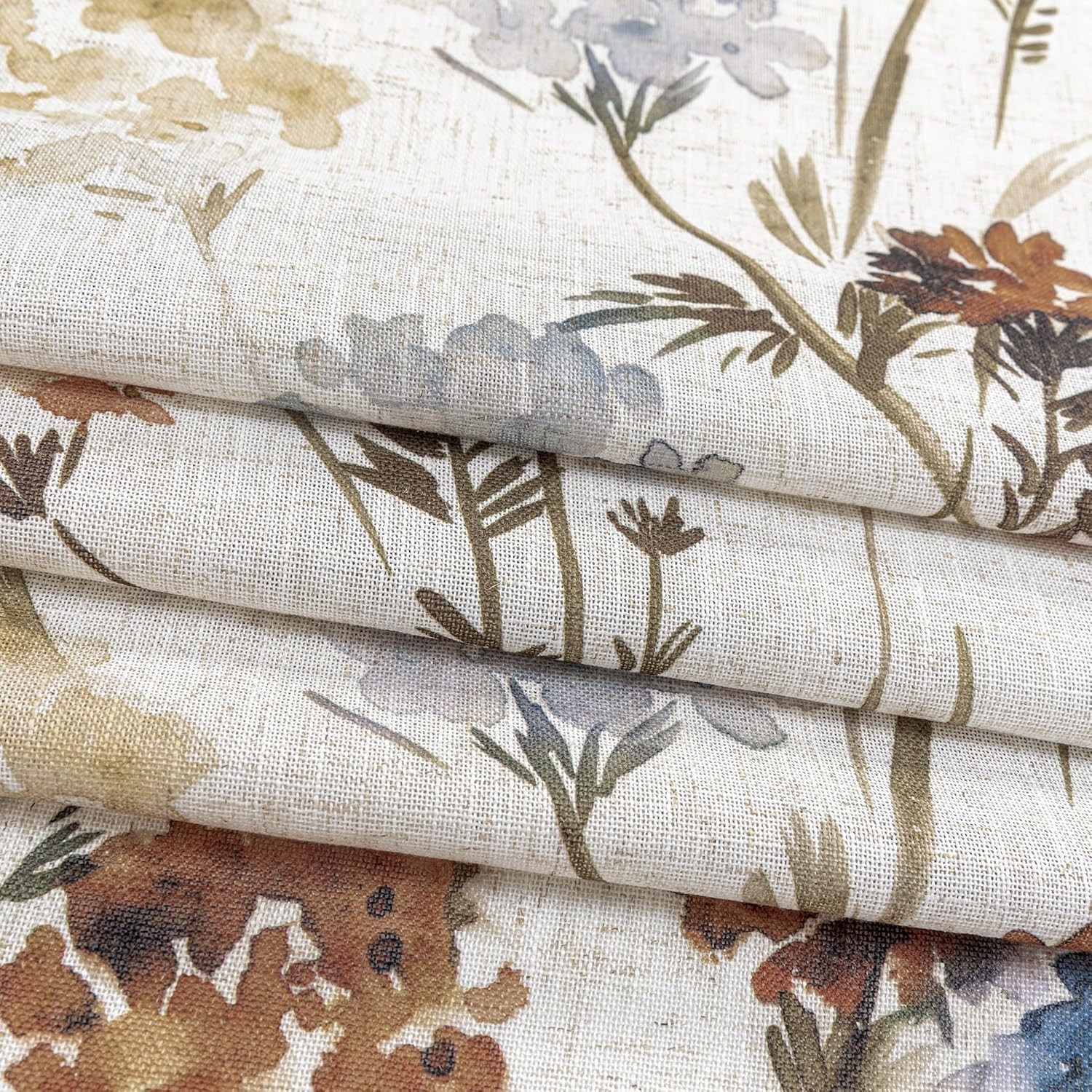 Custom Printed Bath Curtain — custom printed polyester bath curtain detail view