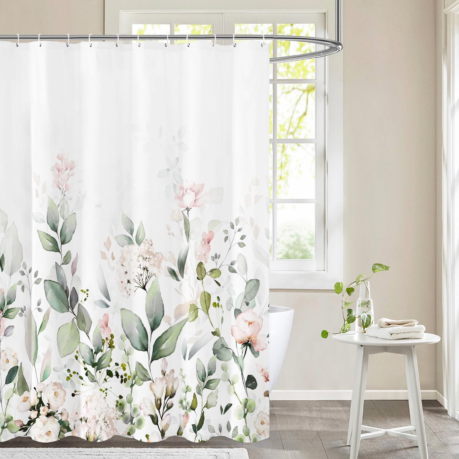 Custom Printed Bath Curtain — custom printed polyester bath curtain