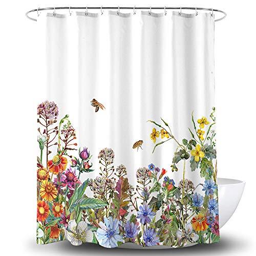 Custom Printed Bath Curtain — custom printed polyester bath curtain