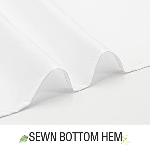 Custom Printed Bath Curtain — custom printed polyester bath curtain detail view