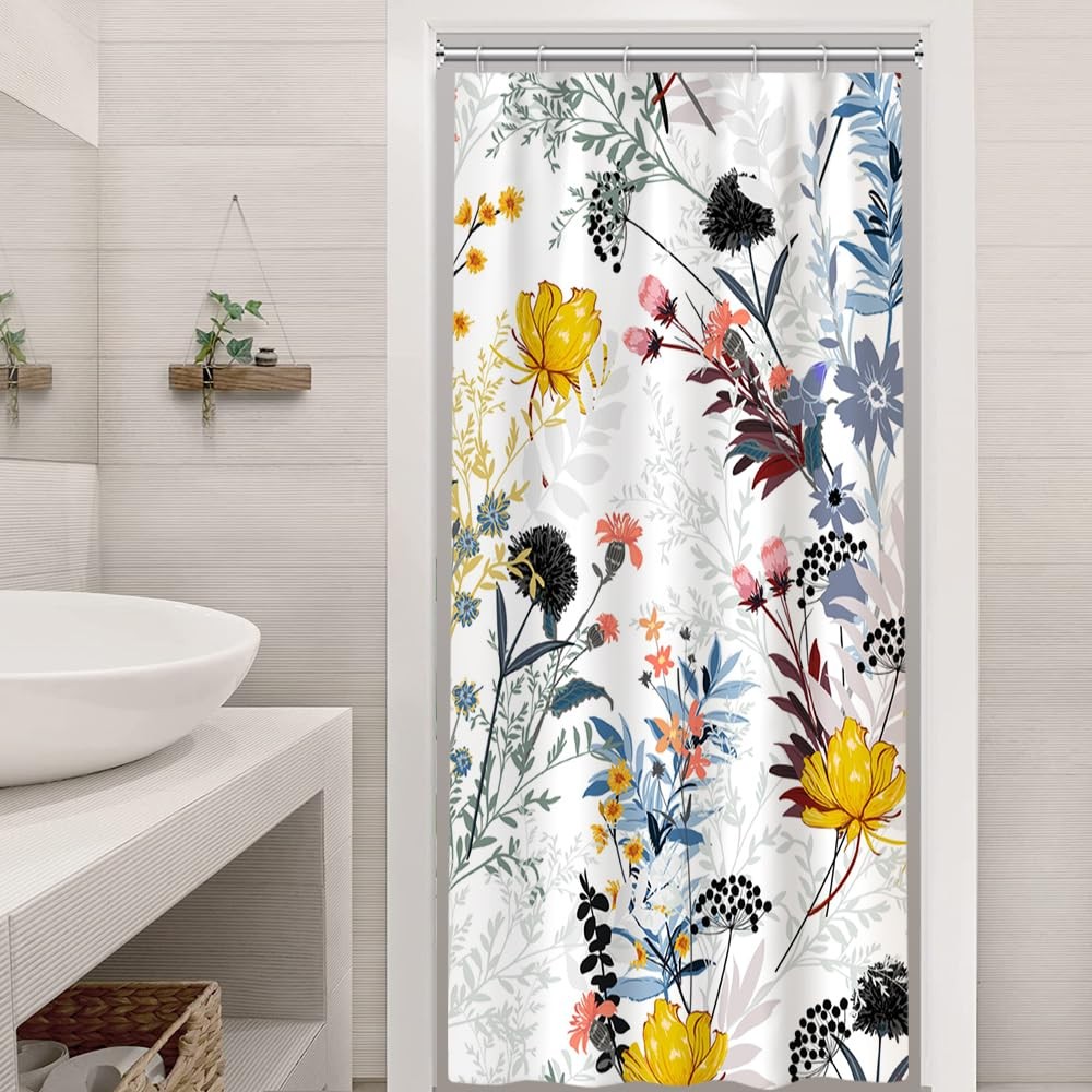 Custom Printed Bath Curtain — custom printed polyester bath curtain