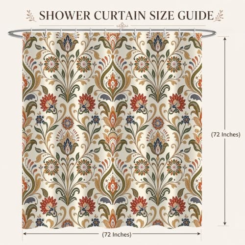Custom Printed Bath Curtain — custom printed polyester bath curtain detail view