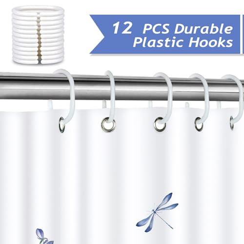 Custom Printed Bath Curtain — custom printed polyester bath curtain detail view