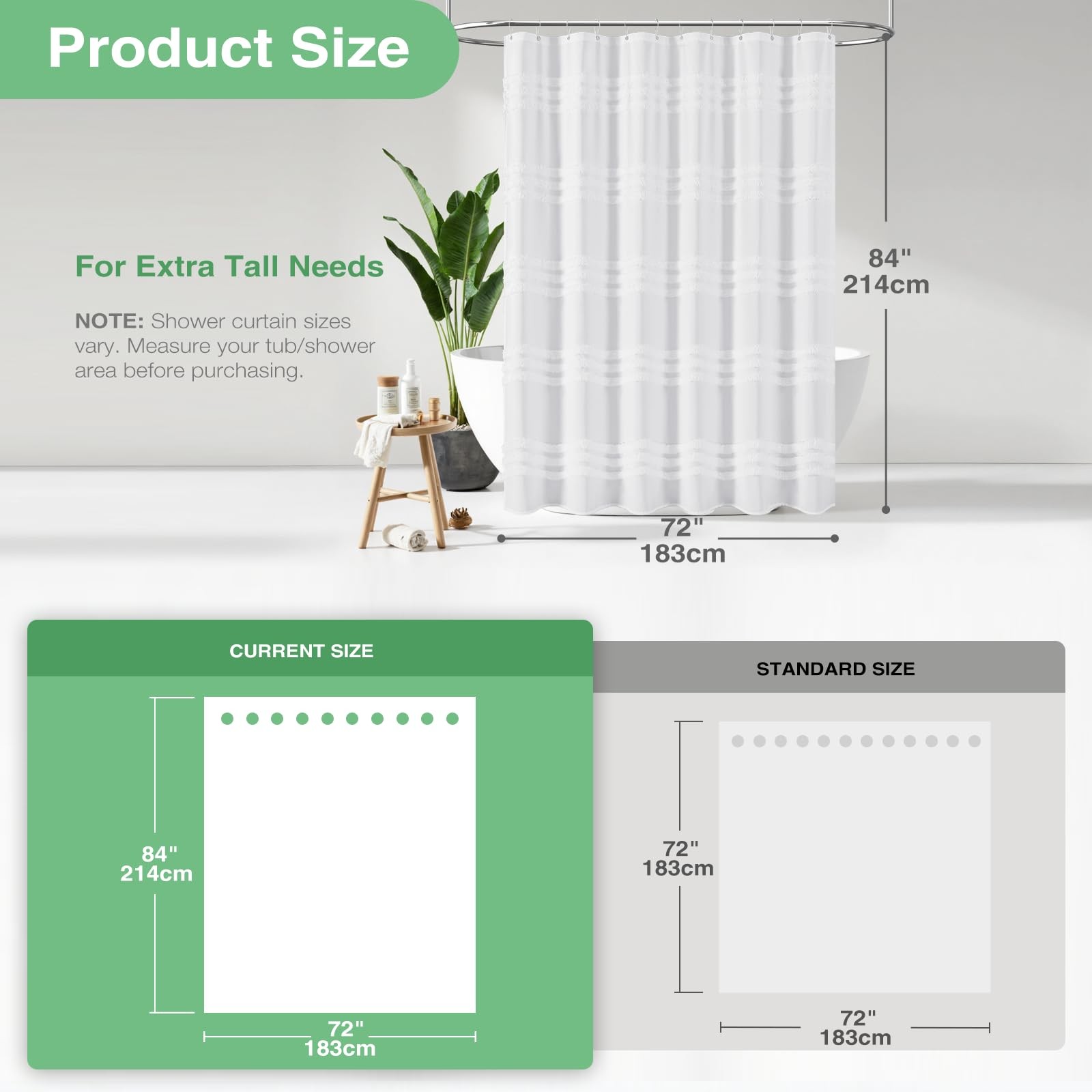 Custom Printed Bath Curtain — custom printed polyester bath curtain detail view