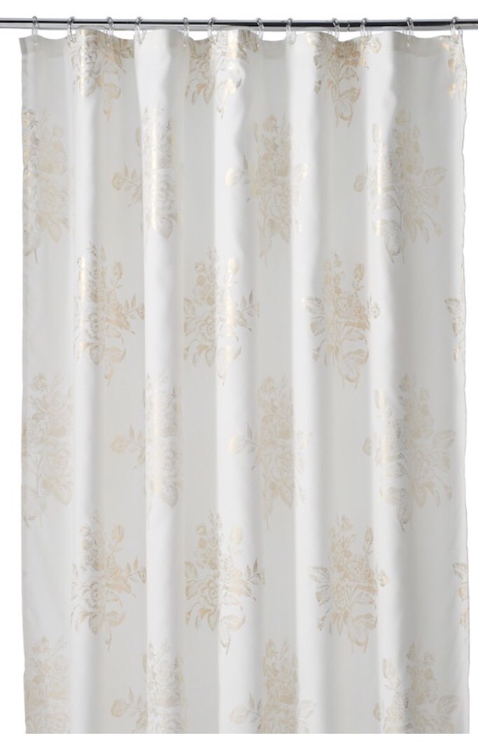 Custom Printed Bath Curtain — custom printed polyester bath curtain