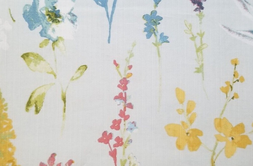 Custom Printed Bath Curtain — custom printed polyester bath curtain detail view