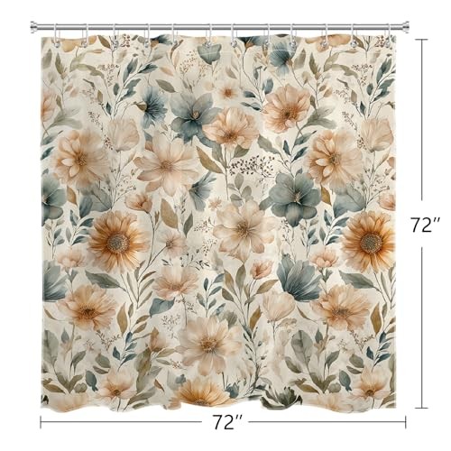 Custom Printed Bath Curtain — custom printed polyester bath curtain detail view