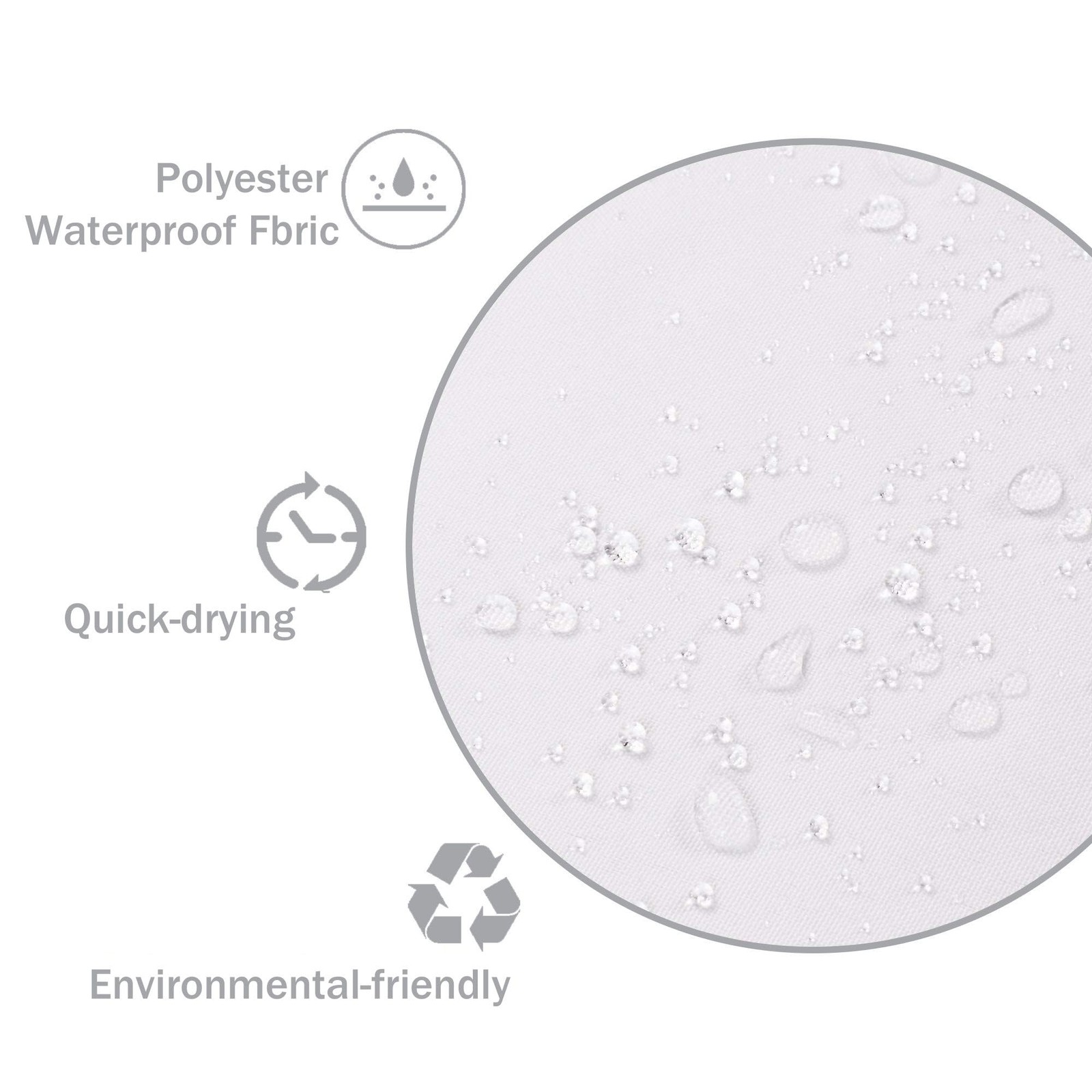 Custom Printed Bath Curtain — custom printed polyester bath curtain detail view