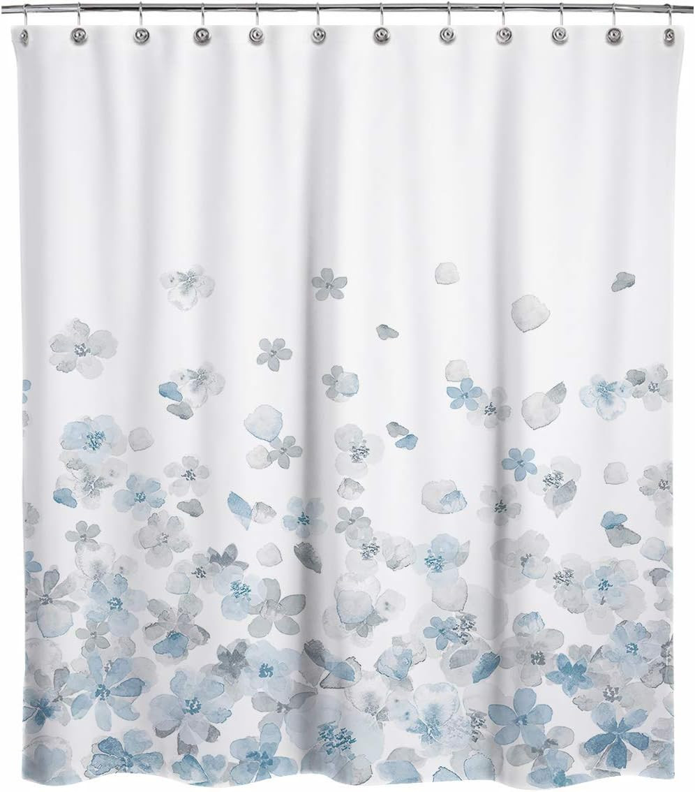 Custom Printed Bath Curtain — custom printed polyester bath curtain