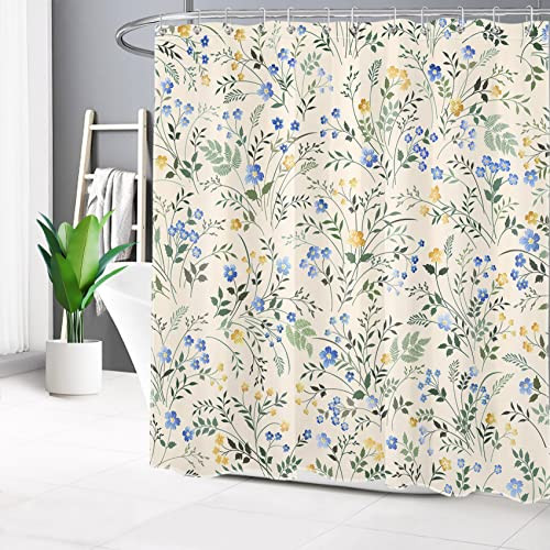 Custom Printed Bath Curtain — custom printed polyester bath curtain detail view