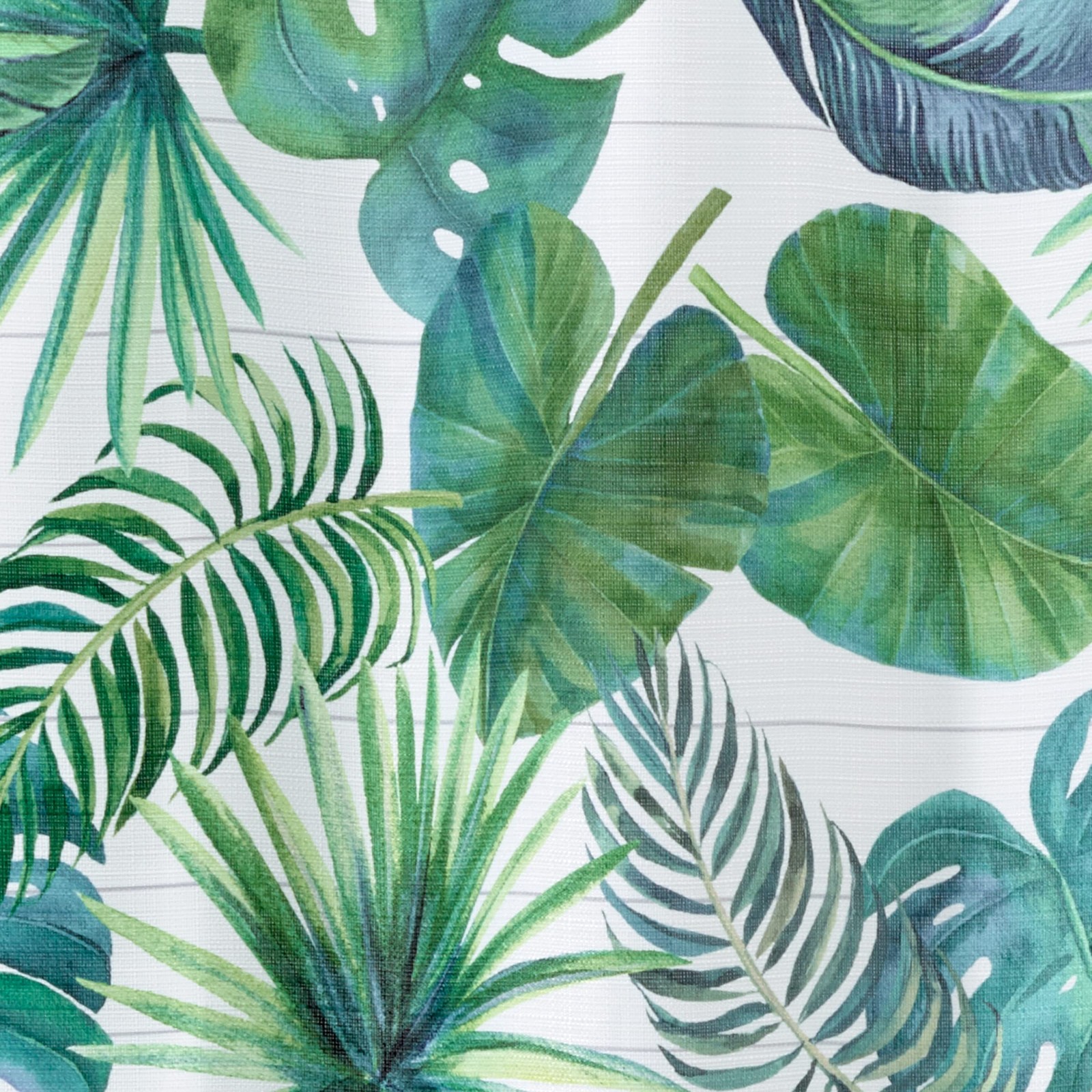Custom Printed Bath Curtain — custom printed polyester bath curtain detail view