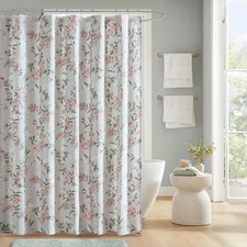 Martha Stewart Garden Shower Curtain - 72" X 72" - Multicolor — custom printed polyester bath curtain