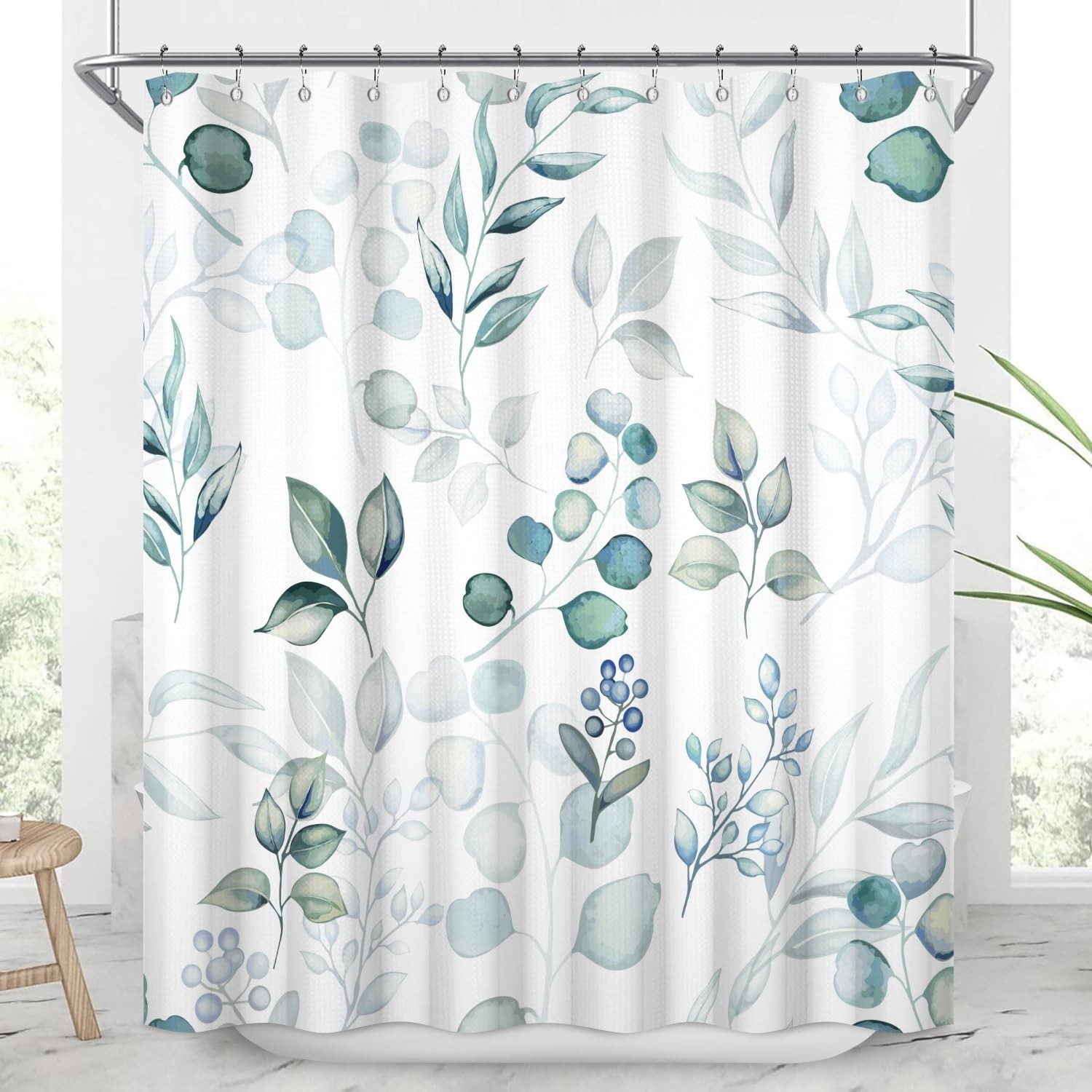 Custom Printed Bath Curtain — custom printed polyester bath curtain