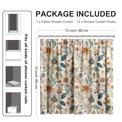Custom Printed Bath Curtain — custom printed polyester bath curtain detail view