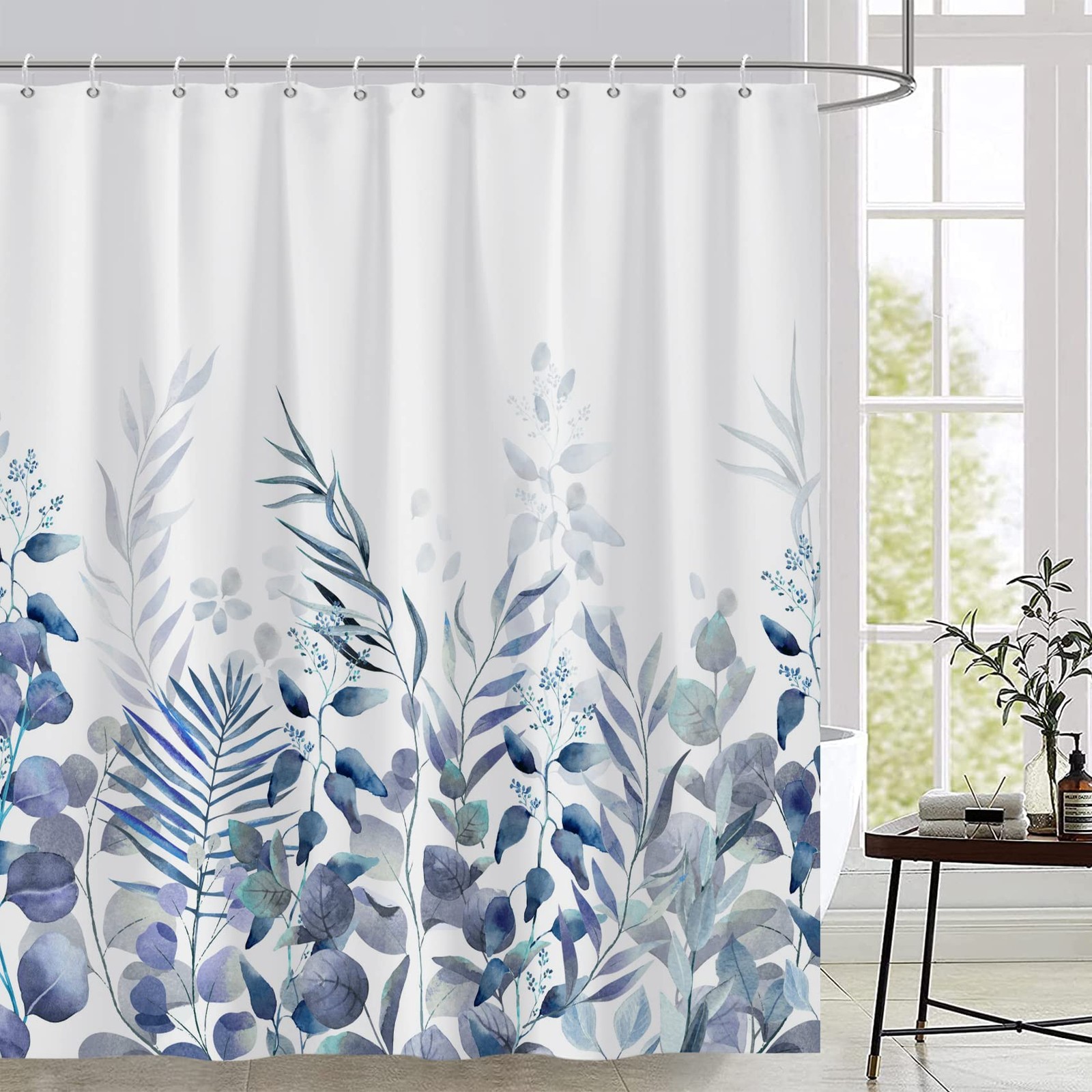 Custom Printed Bath Curtain — custom printed polyester bath curtain