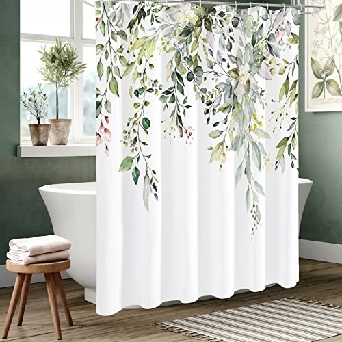 Custom Printed Bath Curtain — custom printed polyester bath curtain detail view