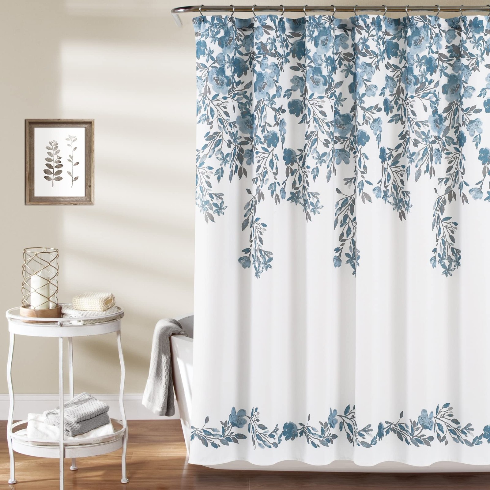 Custom Printed Bath Curtain — custom printed polyester bath curtain