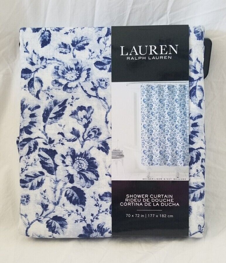 Custom Printed Bath Curtain — custom printed polyester bath curtain detail view