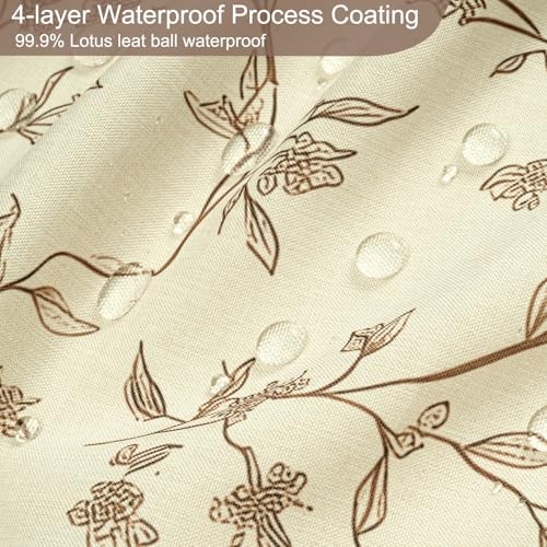 Custom Printed Bath Curtain — custom printed polyester bath curtain detail view