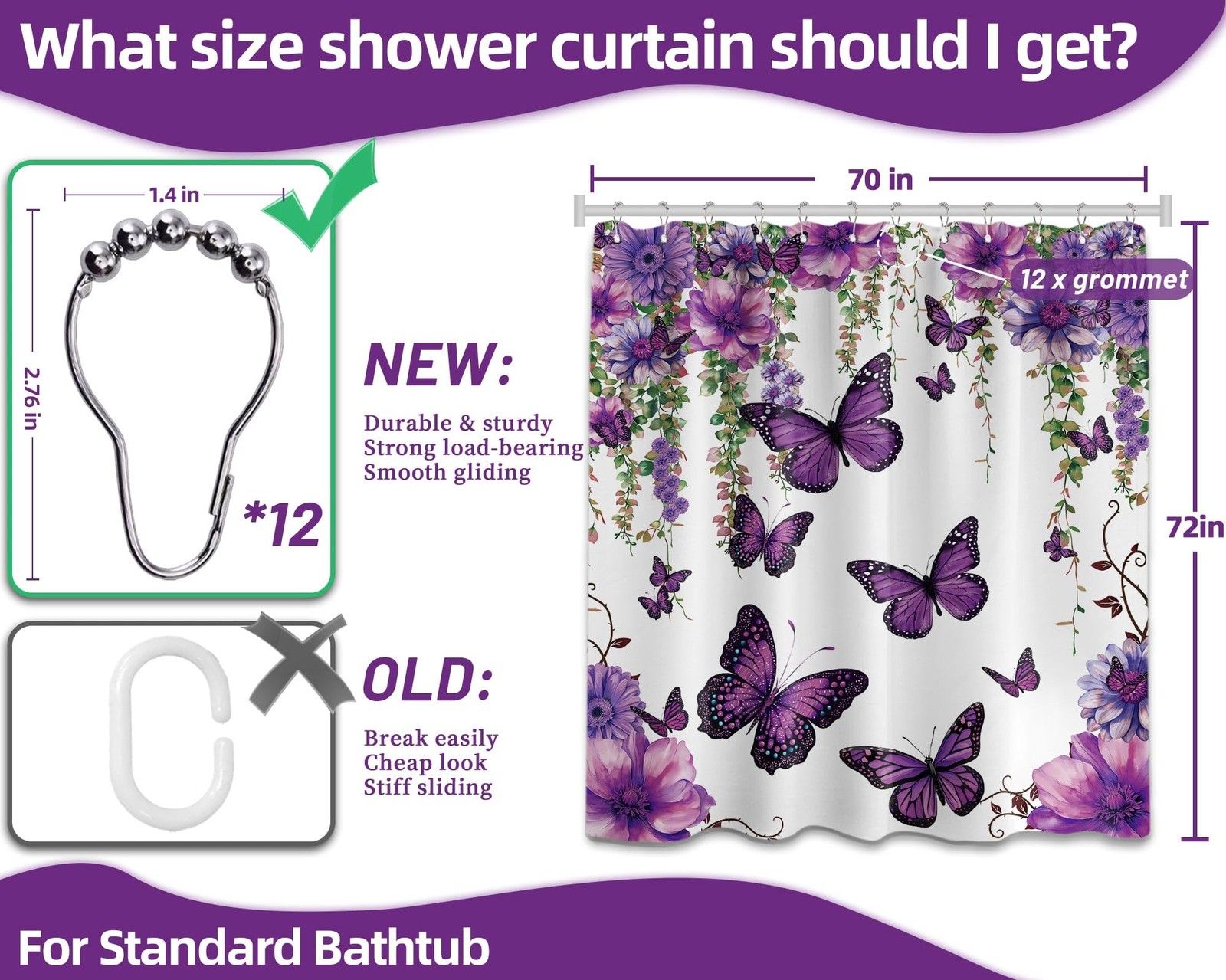 Custom Printed Bath Curtain — custom printed polyester bath curtain detail view