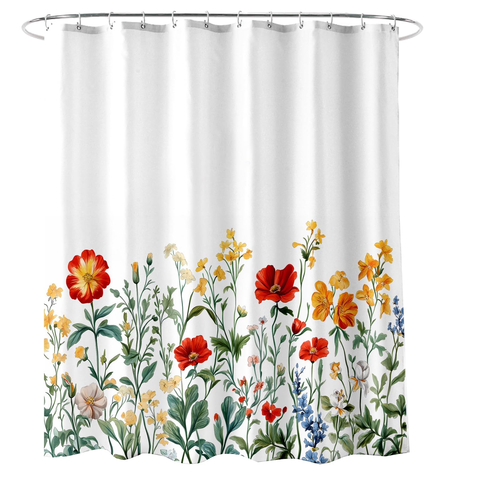 Custom Printed Bath Curtain — custom printed polyester bath curtain