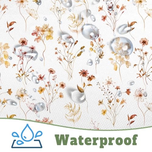 Custom Printed Bath Curtain — custom printed polyester bath curtain detail view