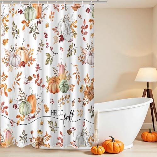 Custom Printed Bath Curtain — custom printed polyester bath curtain detail view