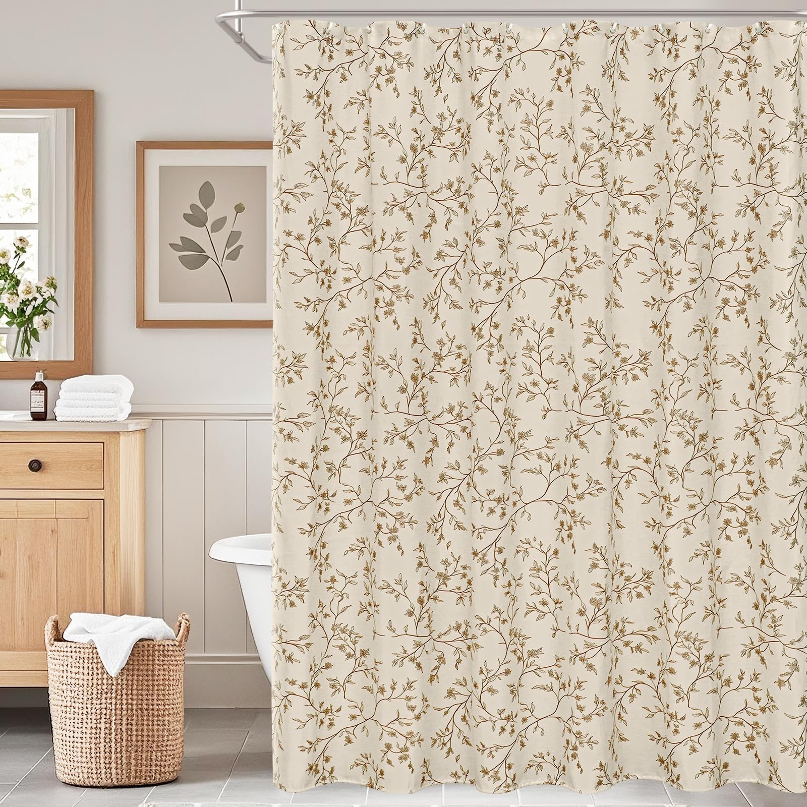 Custom Printed Bath Curtain — custom printed polyester bath curtain