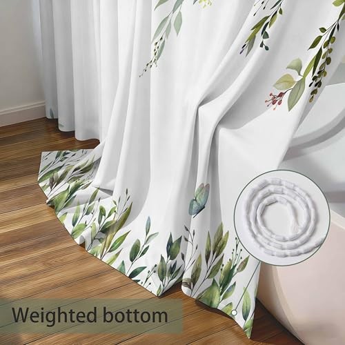 Custom Printed Bath Curtain — custom printed polyester bath curtain detail view