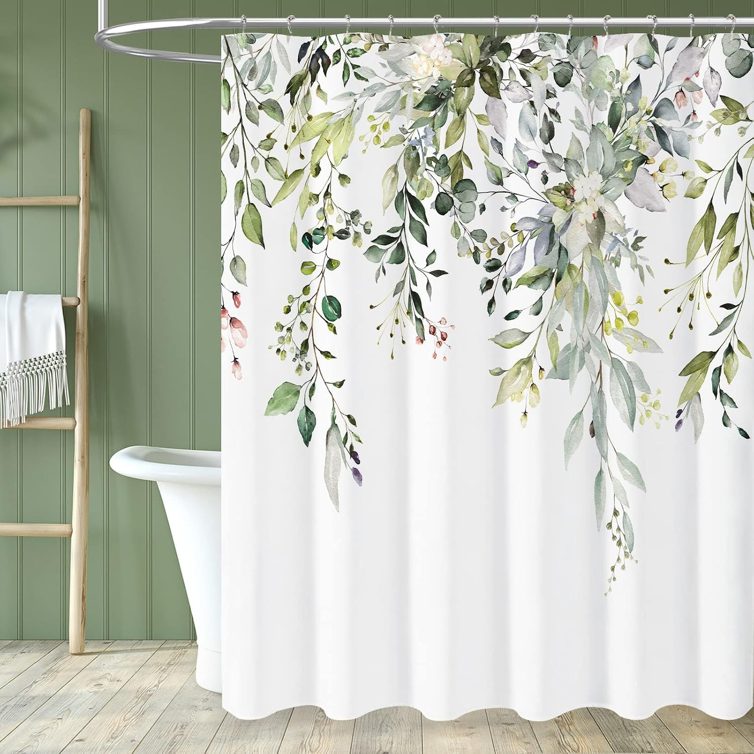 Custom Printed Bath Curtain — custom printed polyester bath curtain