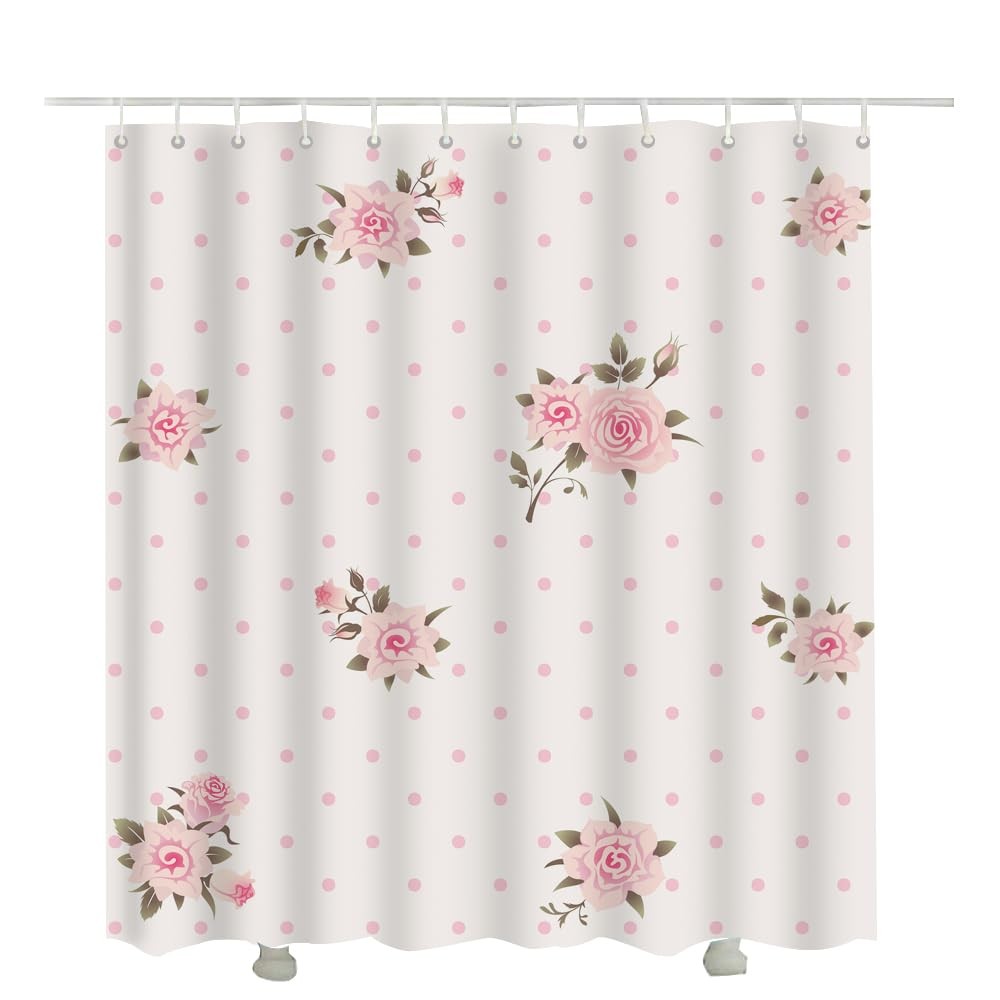 Custom Printed Bath Curtain — custom printed polyester bath curtain