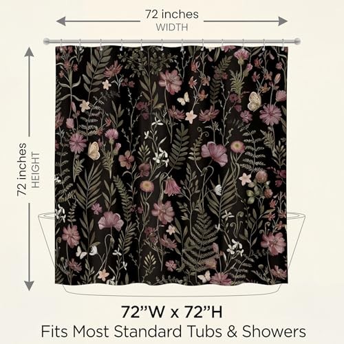 Custom Printed Bath Curtain — custom printed polyester bath curtain detail view