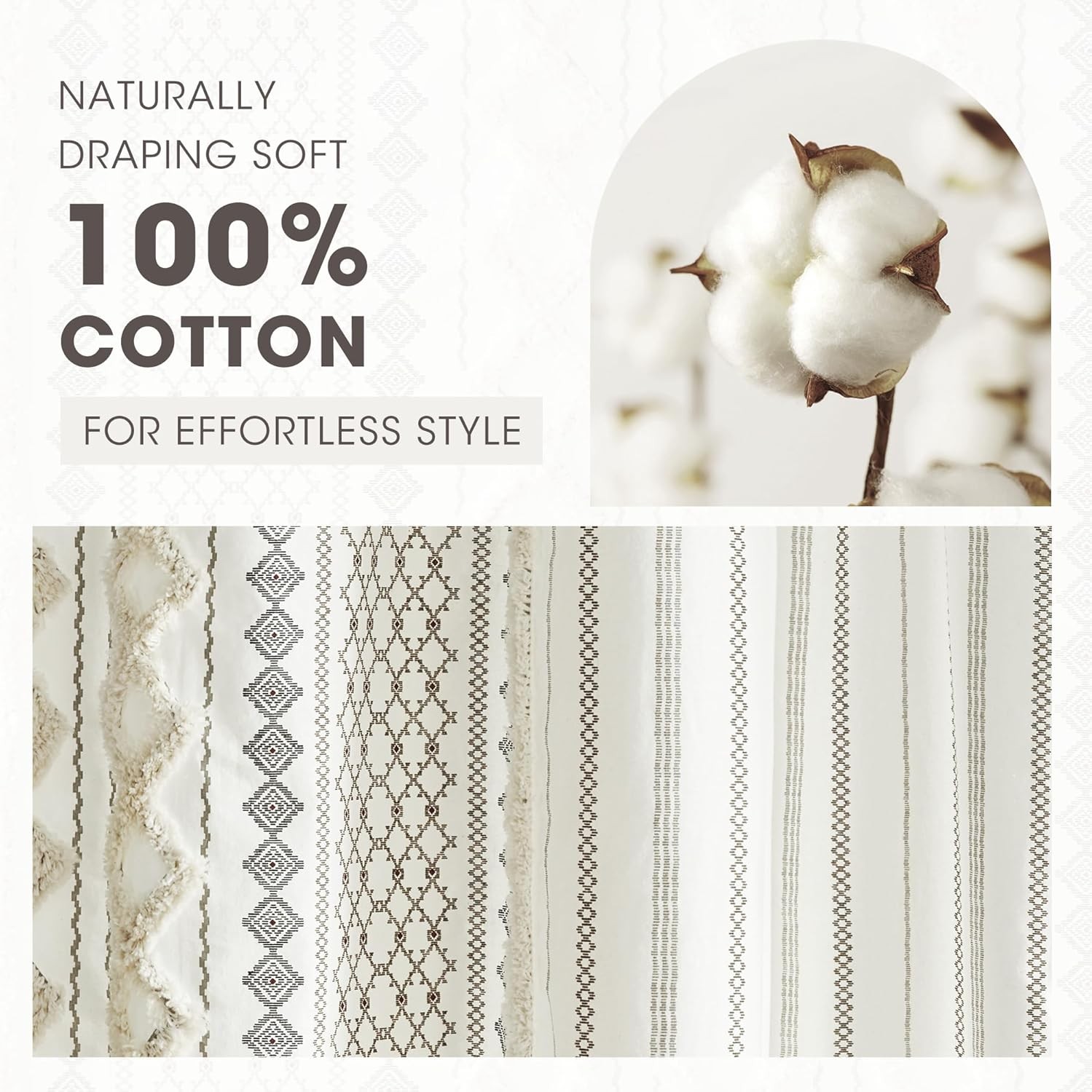 Custom Printed Bath Curtain — custom printed polyester bath curtain detail view