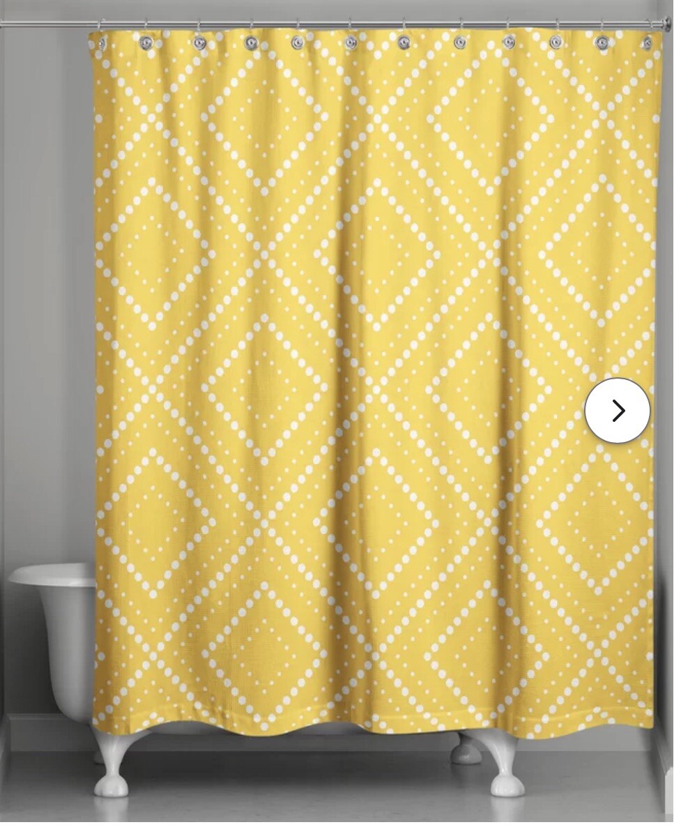 Custom Printed Bath Curtain — custom printed polyester bath curtain