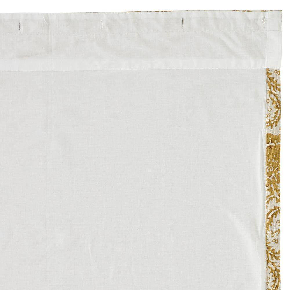 Custom Printed Bath Curtain — custom printed polyester bath curtain detail view