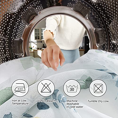 Custom Printed Bath Curtain — custom printed polyester bath curtain detail view