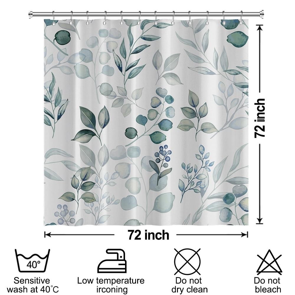 Custom Printed Bath Curtain — custom printed polyester bath curtain detail view