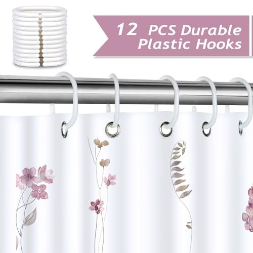 Custom Printed Bath Curtain — custom printed polyester bath curtain detail view