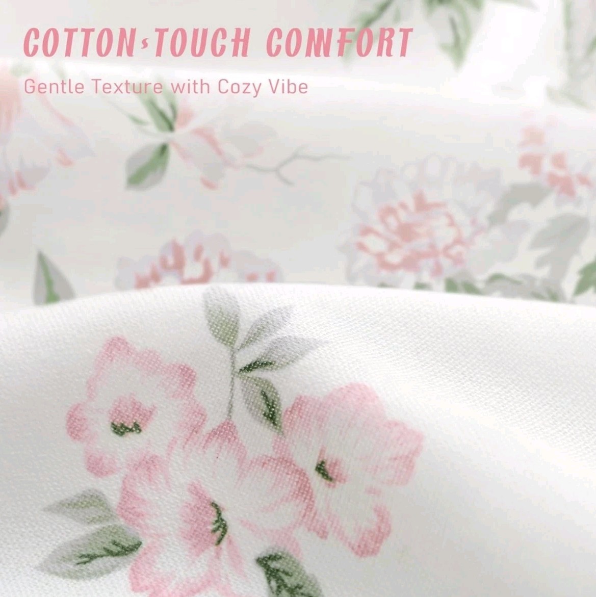 Custom Printed Bath Curtain — custom printed polyester bath curtain detail view